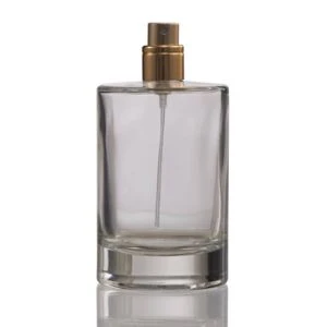 পাম্প স্প্রেয়ারের সাথে গোলাকার 100ML বোতল